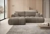 Eckbank TREVIO, links, in de kleur helbruin, bekleding: Productafbeelding-voorbeeld 2