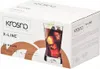 A product box for Krosno X-LINE tumblers, showing a picture of a drink in one of the glasses. Podgląd zdjęcia produktu