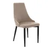 A single beige chair with black legs is shown against a white background. Produktbild-Vorschau
