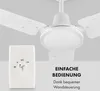 Klarstein Spin Doctor - Deckenventilator, 3 Flügel, Produktbild-Vorschau 3