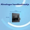 Knaak Selbstklebende Handtuchhaken 4er Set Edelstahl Produktbild-Vorschau 3