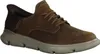 A single brown Skechers sneaker is shown against a white background. Voir les images du produit