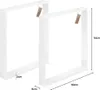 2x Tischgestell 60x72cm Tischbeine Stahl Tischuntergestell Produktbild-Vorschau 1