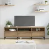 vidaXL Armoire TV Chêne Artisan 150 x 30 x 45 cm Bois Voir les images du produit 4