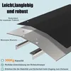 Türschwellenrampe Rollstuhlrampe, 80cm Aluminium Produktbild-Vorschau 4