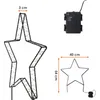 LED Gartenstecker Stern 54 cm für Außen und Innen mit Timer Produktbild-Vorschau 4