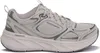 A side view of a gray Skechers Plateau sneaker against a white background. Produktbild-Vorschau