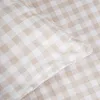 HOMLA Pościel WHISPER bawełniana w beżową kratkę 220x200 + Podgląd zdjęcia produktu 4