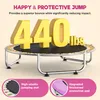 FUNTOK detská trampolína 140 cm s hojdačkou, sadou kruhov, Náhľad obrázku produktu 5