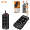 LDNIO SE6403 Vcensobn zsuvka s 6 zsuvkami, 4x USB, svteln Náhled obrázku produktu 5