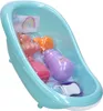 Badewanne 38 cm mit Zubehör, Teddybär-Ente und 2 Flaschen Produktbild-Vorschau 1