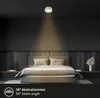 A bedroom scene with a bed and a ceiling light. Produktbild-Vorschau