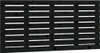 vidaXL Wand-Kopfteil Schwarz 146x3x63 cm Massivholz Kiefer Produktbild-Vorschau 1