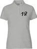 Huuraa Damen Polo Shirt 18 Geburtstag XL Sport Grey Bio Produktbild-Vorschau 1