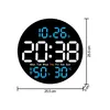 Digitale Wanduhr mit Fernbedienung, LED-Uhr mit 10-stufiger Produktbild-Vorschau 2