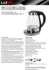 Glas-Wasserkocher 1,8 L mit Temperatureinstellung 20-100 Produktbild-Vorschau 8