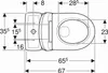 Renova Boden-WC-Set - GEBERIT - 501.756.00.1 Produktbild-Vorschau 4