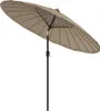 vidaXL Sonnenschirm mit Aluminium-Mast 270 cm Taupe Produktbild-Vorschau 3