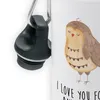 Mr. & Mrs. Panda Trinkflasche Eule Zufrieden - Weiß - Produktbild-Vorschau 3