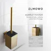 ELMOWO - Edelstahl Klobürste ohne Bohren in gold - Produktbild-Vorschau 3