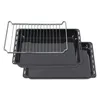 ICQN Backblech 422 x 370 x 30 & 45 mm Set mit Backofenrost, Produktbild-Vorschau 1