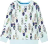 Kinder-Sweatshirt Hellblau Melange 128 11822 Produktbild-Vorschau 1