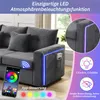 Divano a L Merax LED, divano a 3 posti con ampio Anteprima dell’immagine prodotto 9