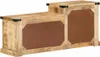 vidaXL Komoda se zásuvkami, hnědá, 110 x 35 x 50 cm, surové Náhled obrázku produktu 4