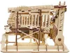 A wooden mechanical model kit on a white background. Podgląd zdjęcia produktu