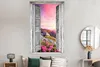 MuchoWow® Poster Berge - Landschaft - Aussicht - Blumen Produktbild-Vorschau 4