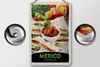 Blechschild Reise 12x18cm Mexiko Quesadilla Amerika scharf Produktbild-Vorschau 2