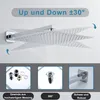 JOHO Set Doccia Easy-Care con Soffione a Pioggia Maxi Anteprima dell’immagine prodotto 5