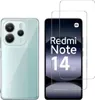 Puzdro pre Xiaomi Redmi Note 14 5G s 2 ochrannými krytmi z Náhľad obrázku produktu 1