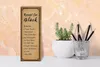 Holzschild Spruch 10x27cm Rezept für Glück 2 Tassen Freude Produktbild-Vorschau 5