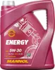 A pink plastic jug of Mannol Energy 5W-30 motor oil. Produktbild-Vorschau
