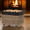 KRINES HOME Großer Rollkorb mit Griffen / Holzkorb mit Produktbild-Vorschau 1
