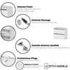 STIV Furniture | 2-piece shoe rack | White matt | 60x36x100 Voir les images du produit 7