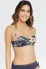 LASCANA Bügel-Bandeau-Bikini-Top Malia anthrazit-bedruckt Produktbild-Vorschau 4