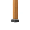 The bottom part of a wooden gazebo post with a dark gray base. Náhled obrázku produktu