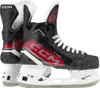 A pair of black CCM hockey skates with red and silver accents, shown from a side-diagonal view against a white background. Náhled obrázku produktu