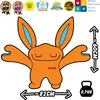 Bumpas Zeek – vážený maskot, antistresová plyšová hračka, Náhľad obrázku produktu 4