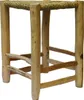 Scandi Stil Holzhocker Hocker Fußhocker mit geflochtenen Produktbild-Vorschau 2