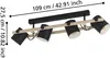 Stropné svietidlo Eglo Hornwood 43558 E27 4x28 W Náhľad obrázku produktu 5
