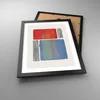Gerahmtes Poster - Schwarzer Rahmen - Stück Geometrisch Produktbild-Vorschau 3