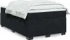 Boxspringbett mit Matratze Schwarz 120x190 cm Samt Produktbild-Vorschau 2