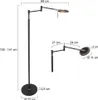 Steinhauer - lampadaire - Turound - noir - verre métal - Voir les images du produit 19