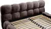 Polsterbett Bett AURELIA 160x200cm in Stoff Aprodite Grafit Produktbild-Vorschau 4