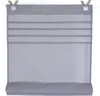 Raffrollo / Ösenrollo Kessy Biese ohne Bohren | grau 45x140 Produktbild-Vorschau 3