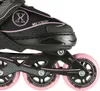 Close-up of a black and pink inline skate. Anteprima dell’immagine prodotto