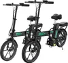 Elektrofahrrad 2 Stück E-Bike E Fahrrad Cityräder Faltbar, Produktbild-Vorschau 1